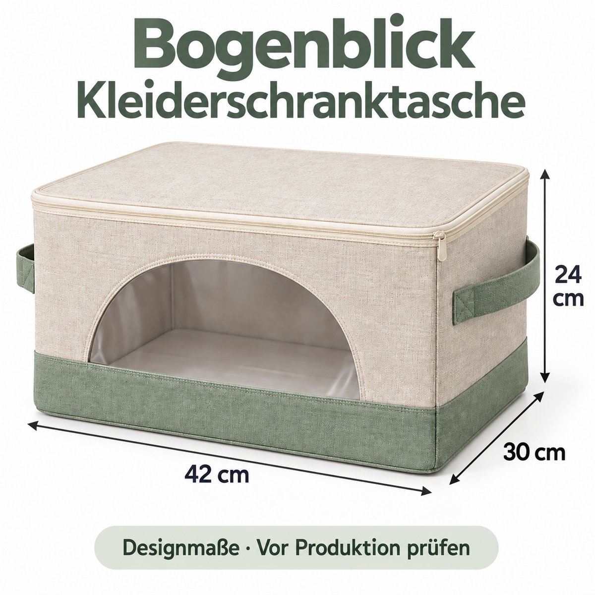 Bogenblick Kleiderschranktasche