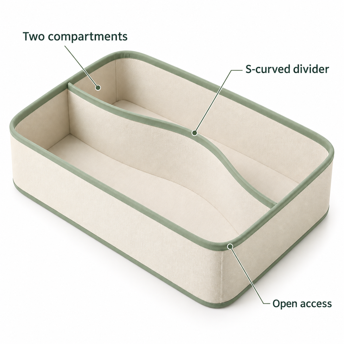 Doppelschale Schubladenbox