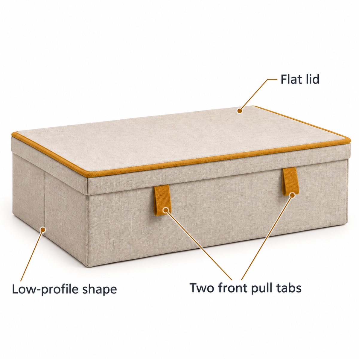 Flachkante Faltbox
