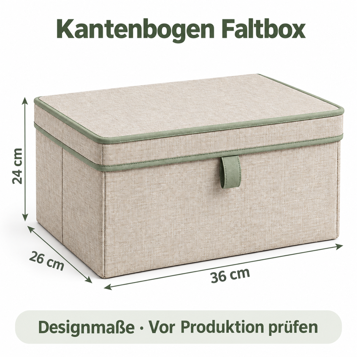 Kantenbogen Faltbox