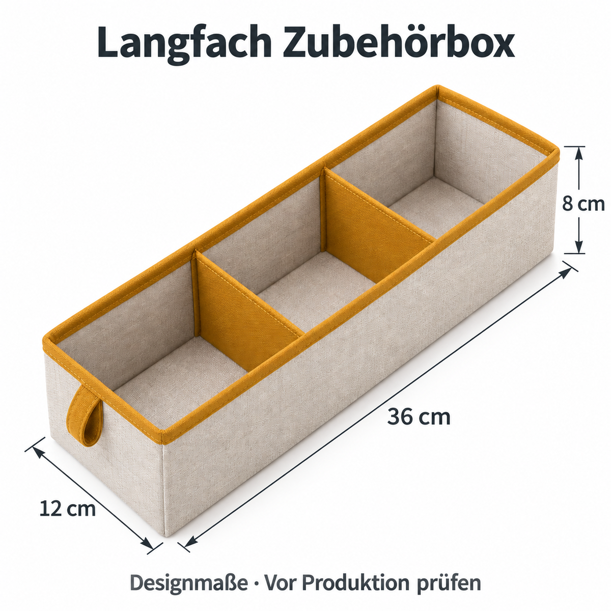 Langfach Zubehörbox